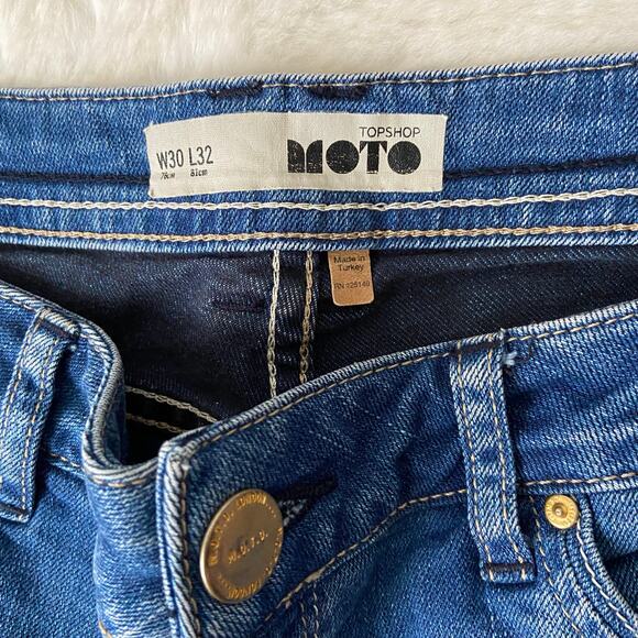 Topshop Moto Jeans Size 30 - Picture 3 of 5